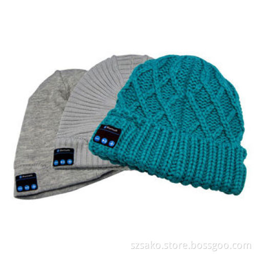 Sport Beanie Bluetooth Music Hat with Built-in Headphones, Hands-free